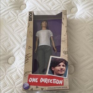 Louis One Direction Collector Doll - White and Gray